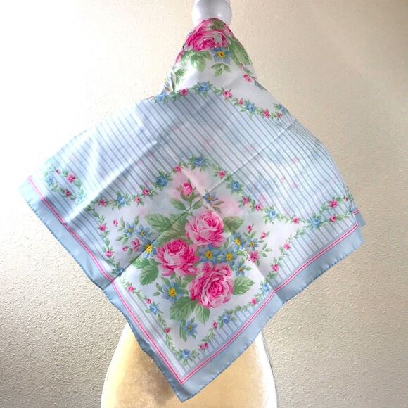 Vintage Floral Scarf - Picture 2 of 8